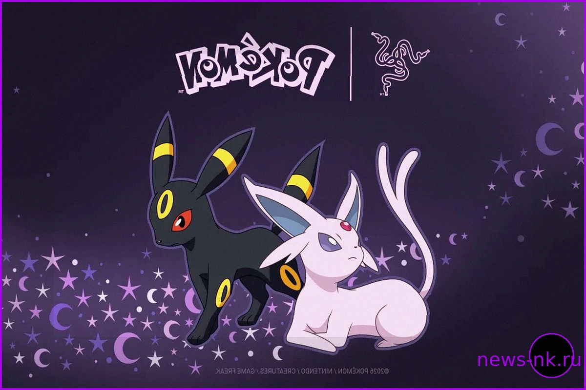 Razer представила коллекцию Espeon & Umbreon, вдохновленную Покемонами